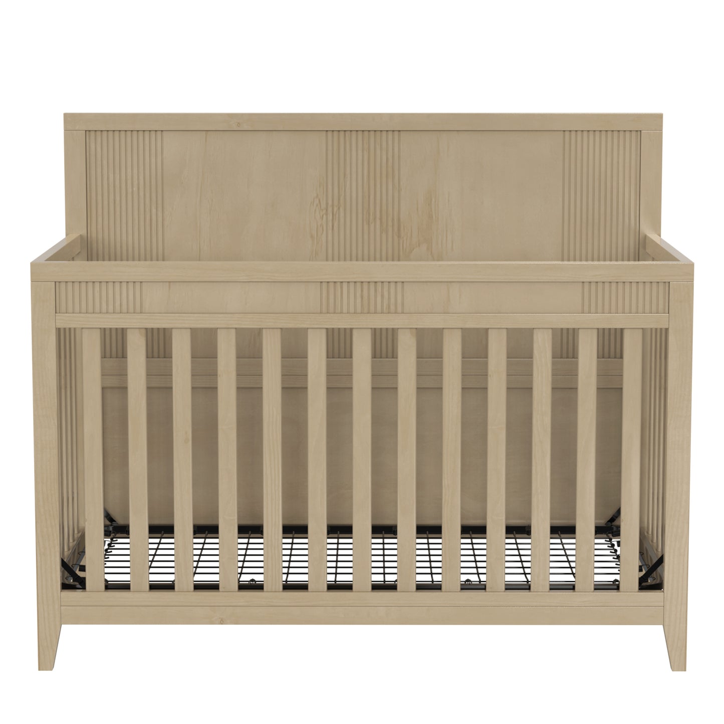 Certified Baby Safe Crib, Pine Solid Wood, Non-Toxic Finish, Hazel Wood