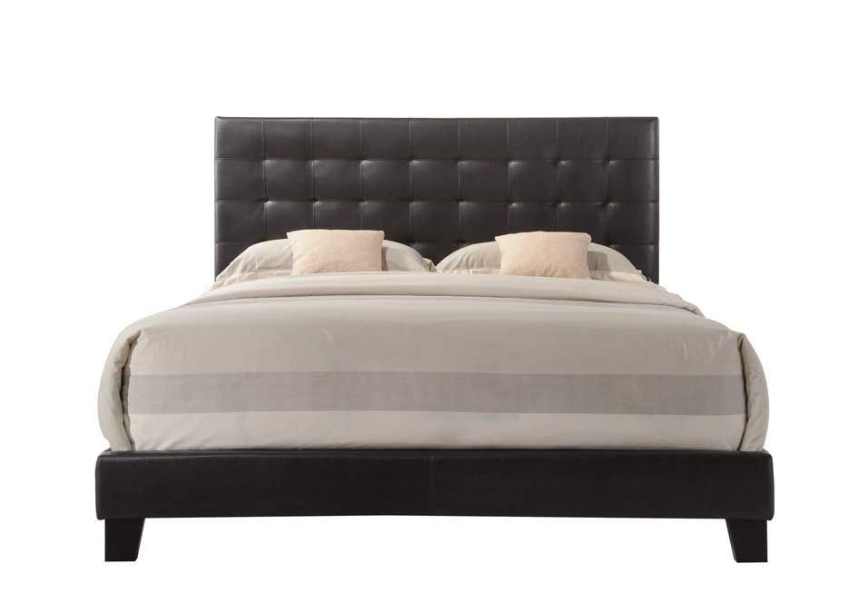 Masate Queen Bed in Espresso PU 26350Q