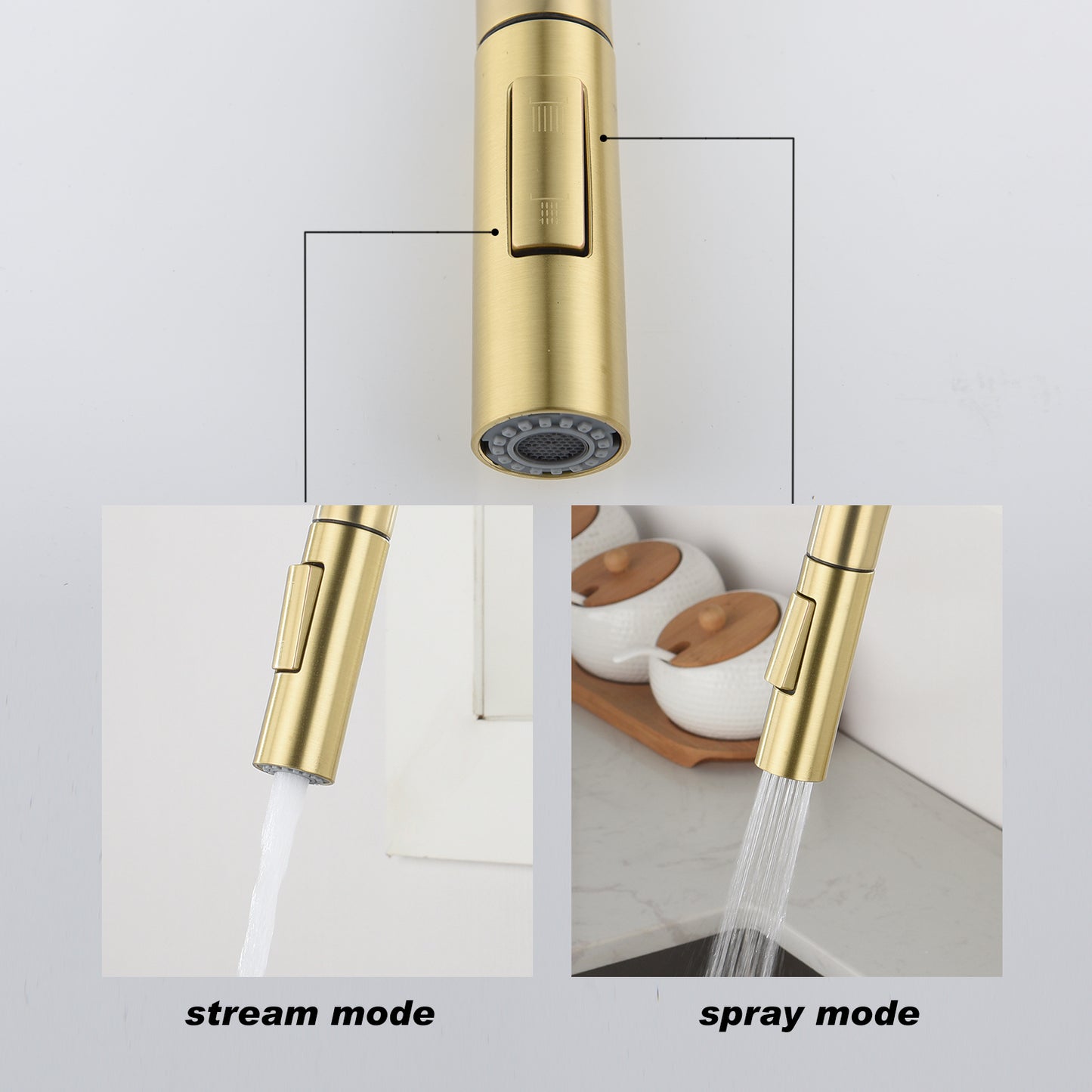 Touch Kitchen Faucet with Pull Down Sprayer