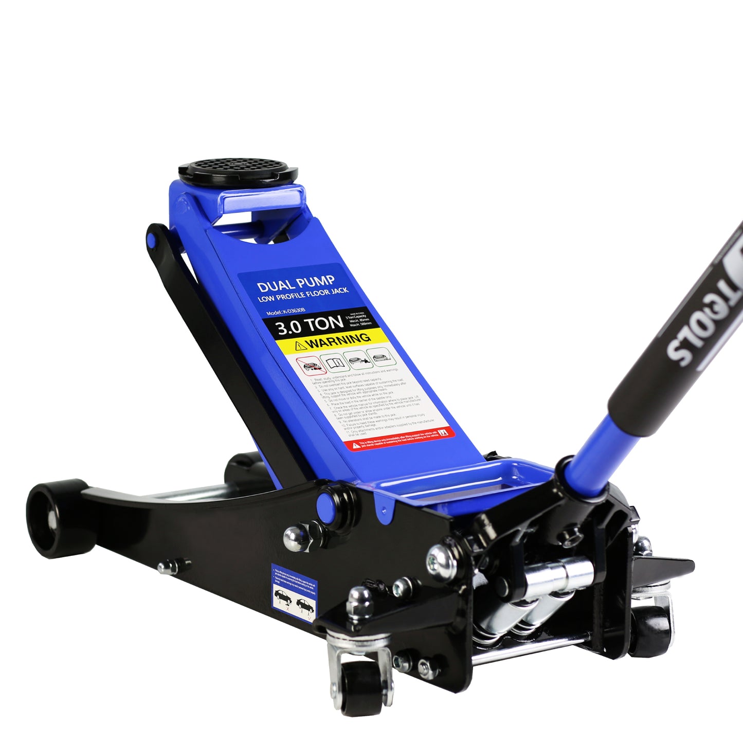 Ultra-Low Hydraulic Car Jack with Dual Piston Quick Lift Pump