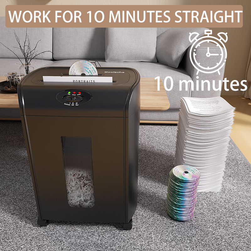 High Security Micro Cut Paper Shredder for Office and Home