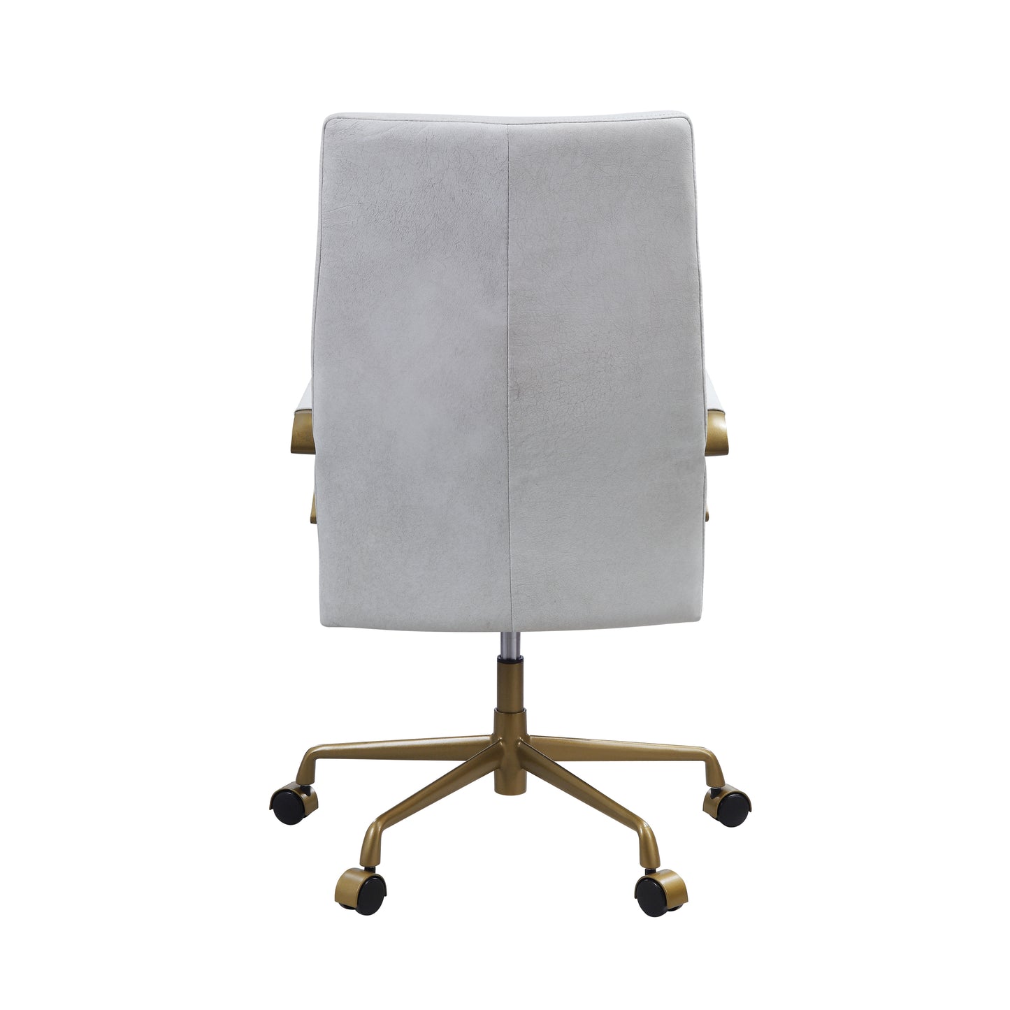 Duralo Office Chair in Vintage White Top Grain Leather 93168