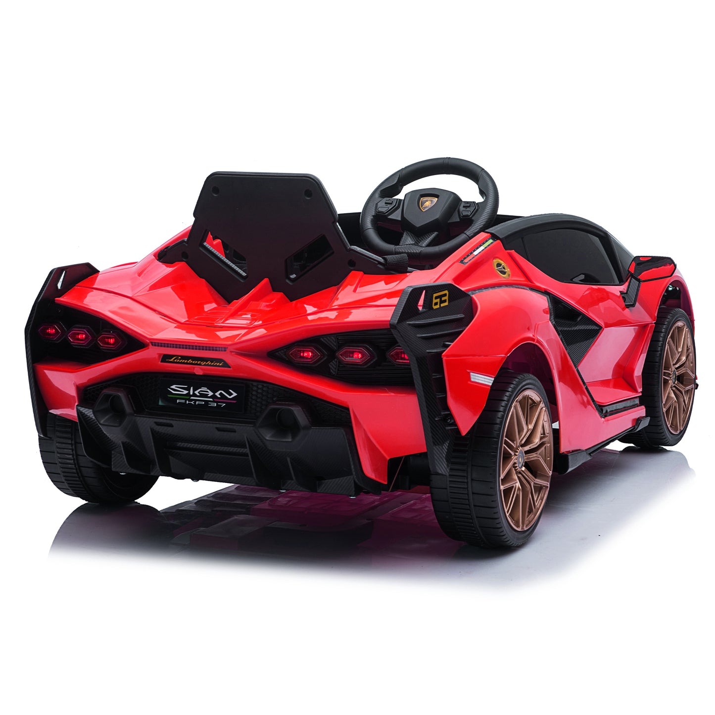 12V Electric Powered Kids Ride on Car Toy - red