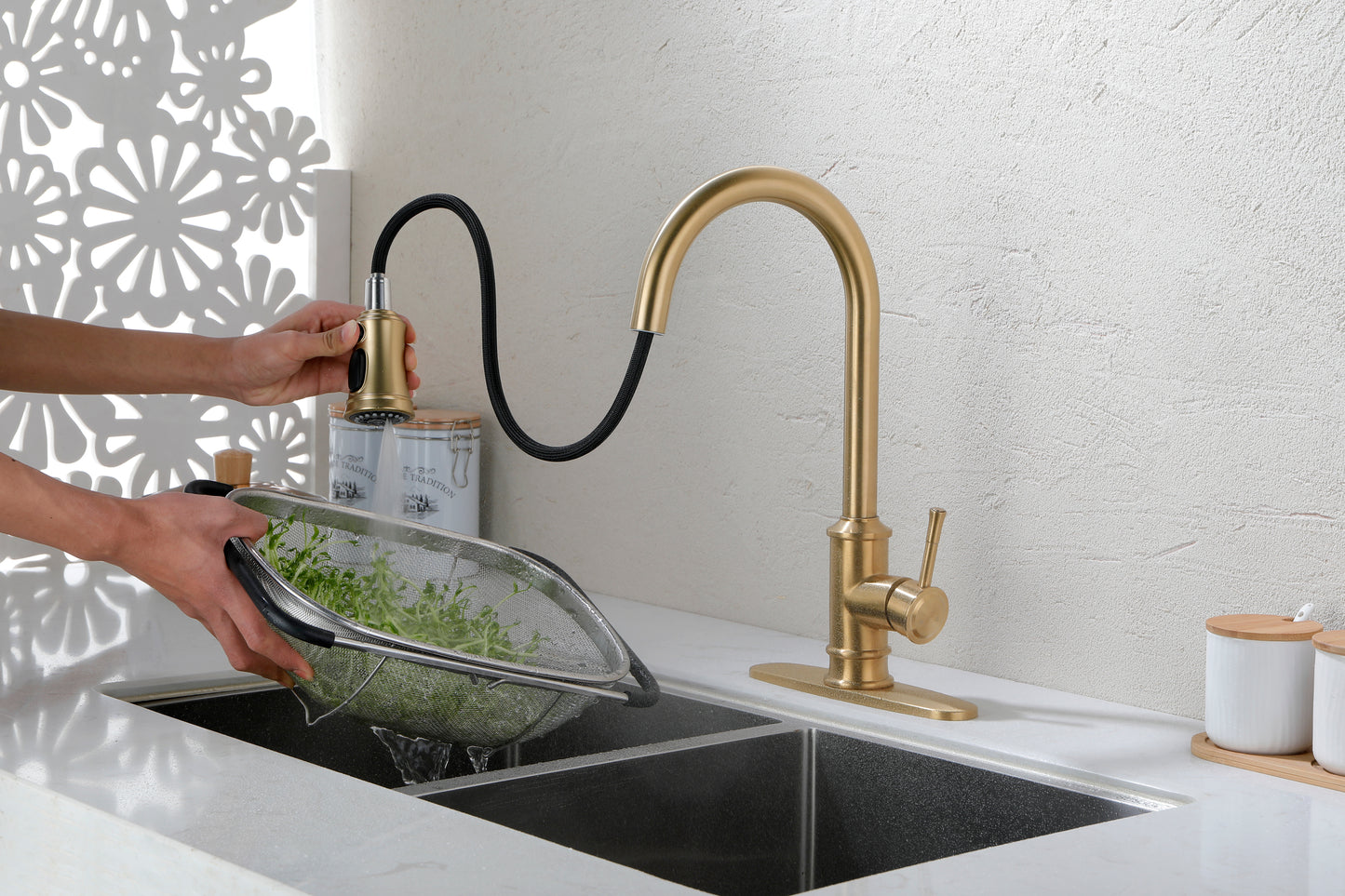 Kitchen Faucet with Pull Out Spraye