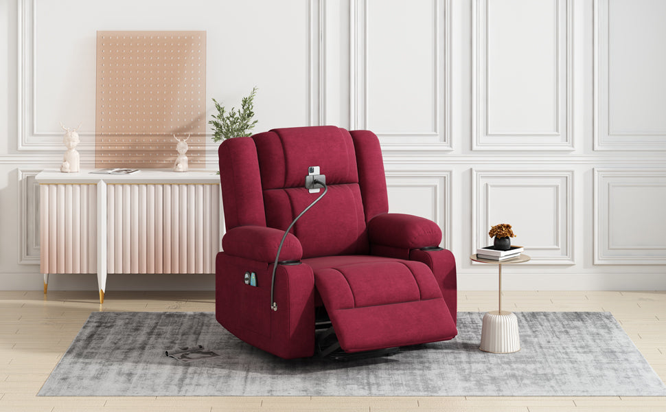 Ultimate Comfort Power Lift Recliner Chair with Massage, Heating, and Remote Control