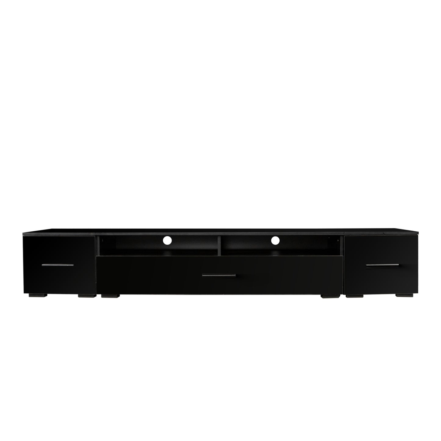 Modern LED TV Stand with Extended Design for 90+ Inch TVs