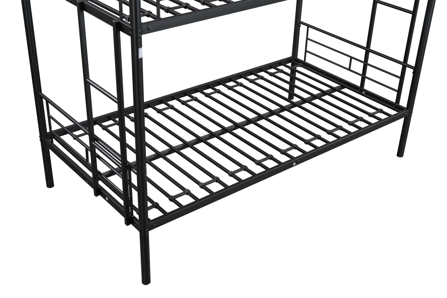 Metal Twin Bunk Bed with Enhanced Safety Measures