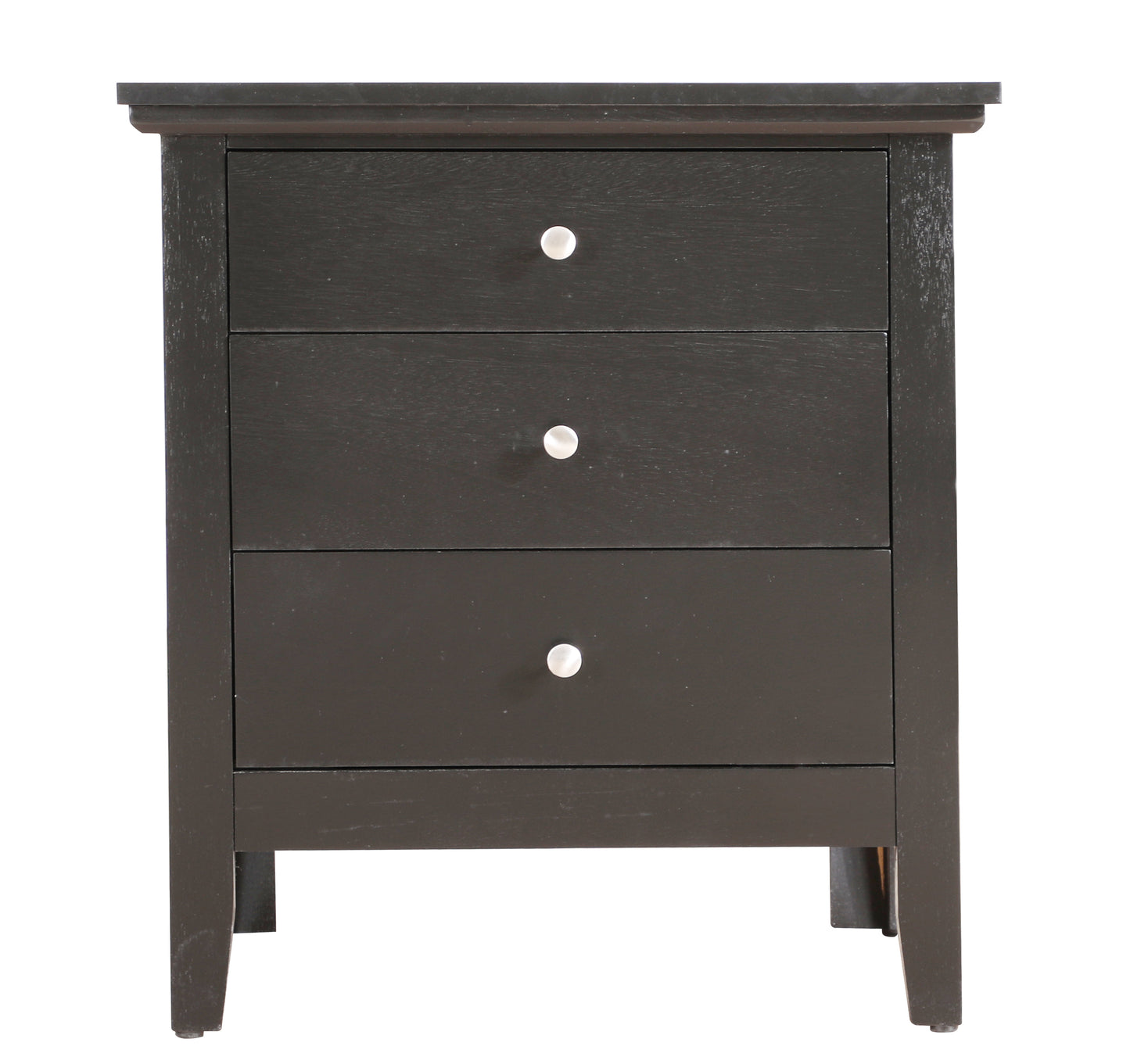 Hammond G5450-N 3 Drawer Nightstand , Black