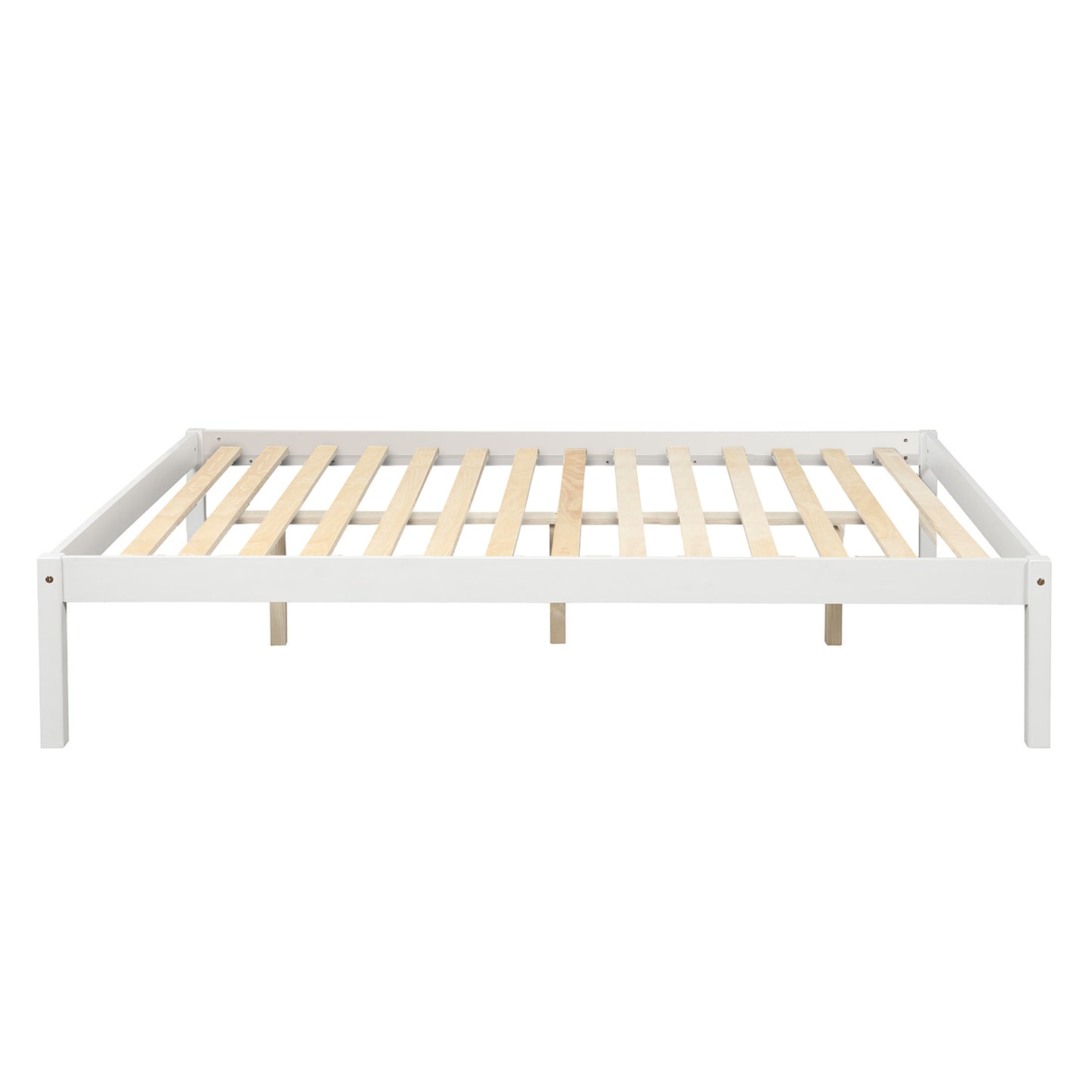 White Twin Over Full Bunk Bed with Versatile Design