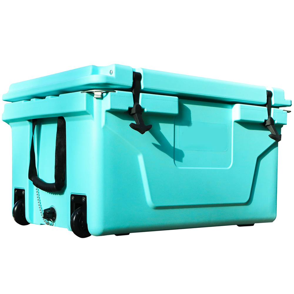 Best-Selling 65QT Blue Outdoor Cooler with Fish Ice Chest Box