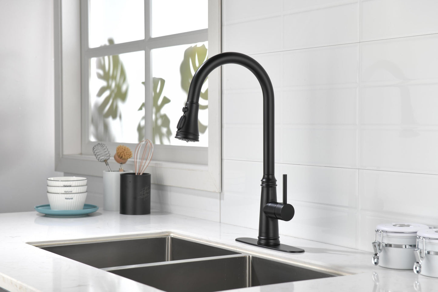 Touch Kitchen Faucet with Pull Down Sprayer