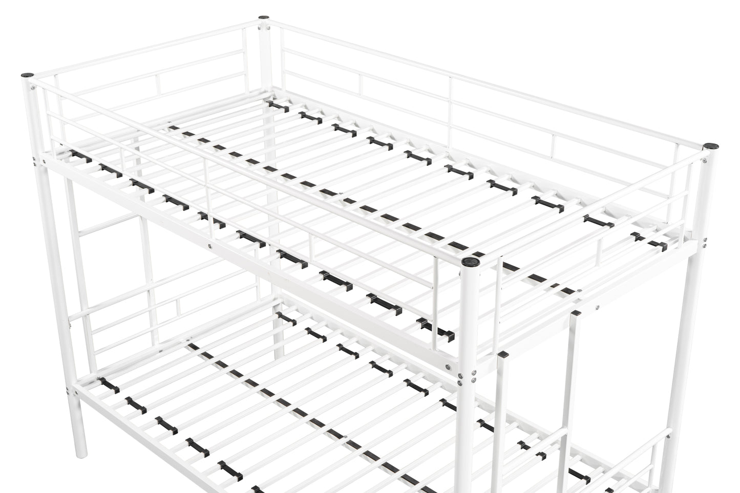 Durable Metal Twin Bunk Bed with Noise-Reduced Design