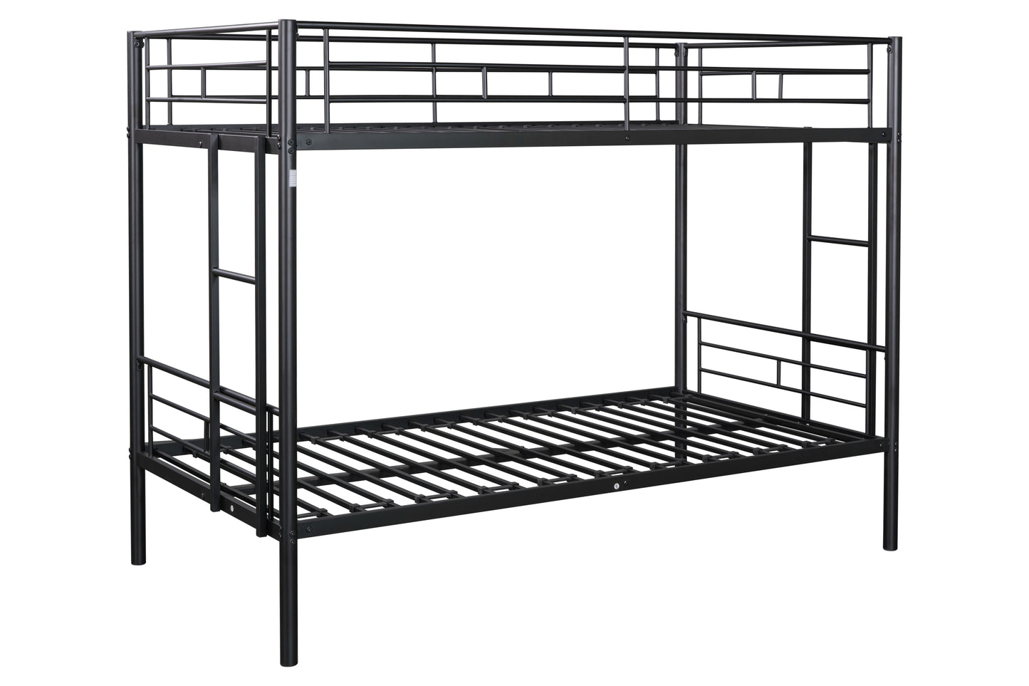 Metal Twin Bunk Bed with Enhanced Safety Measures