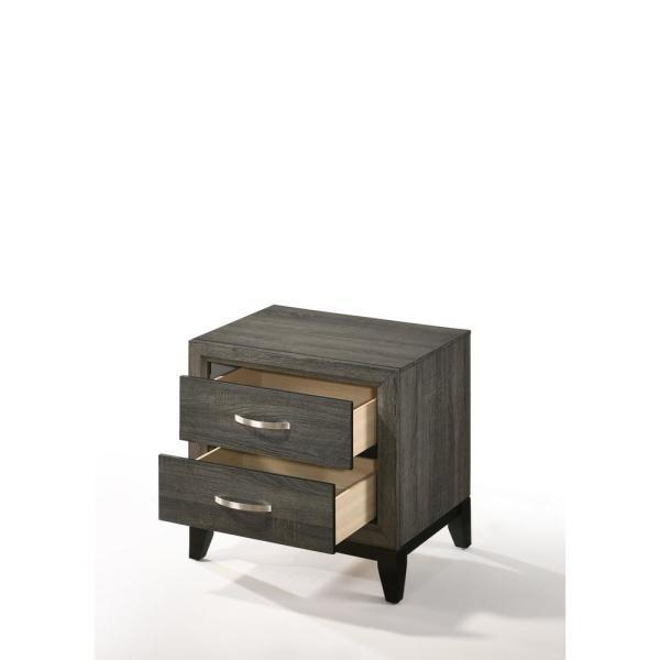 Valdemar Nightstand in Weathered Gray 27053