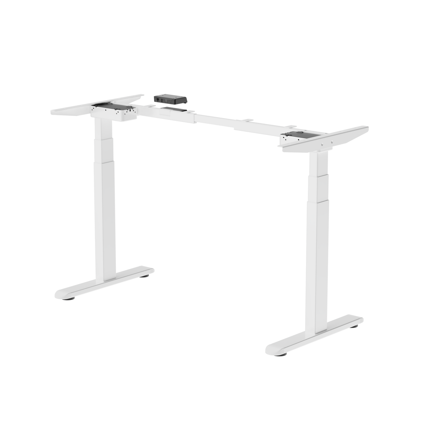 Electric Stand Up Desk Frame with Dual Motor by ErGear - Black and Gray Ergonomic Workstation Base