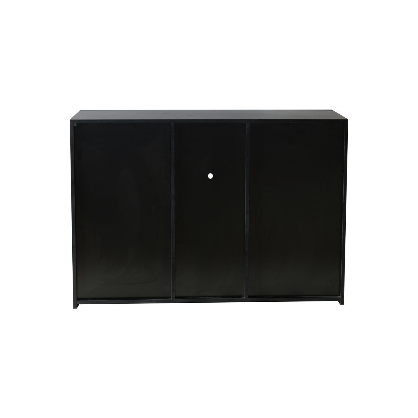 Modern White High Gloss LED Sideboard with Drawer and Storage Cabinet