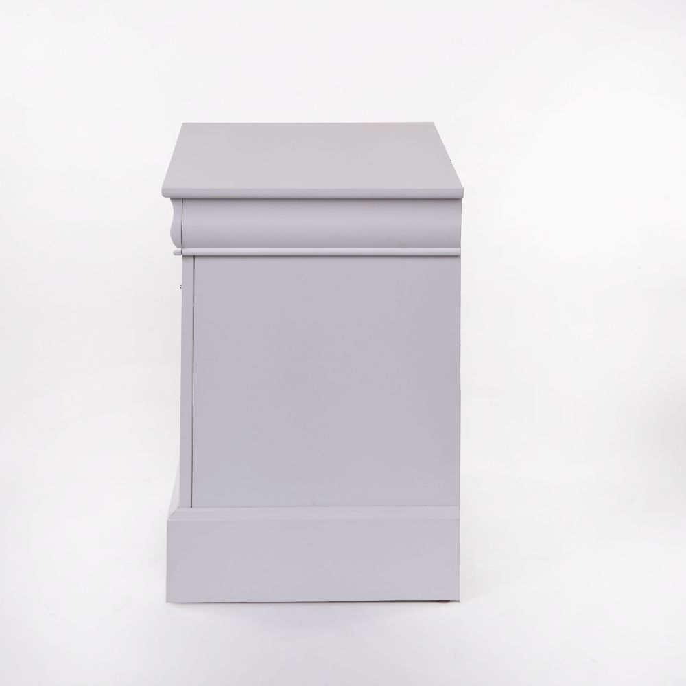 Louis Philippe III Nightstand in White 24503