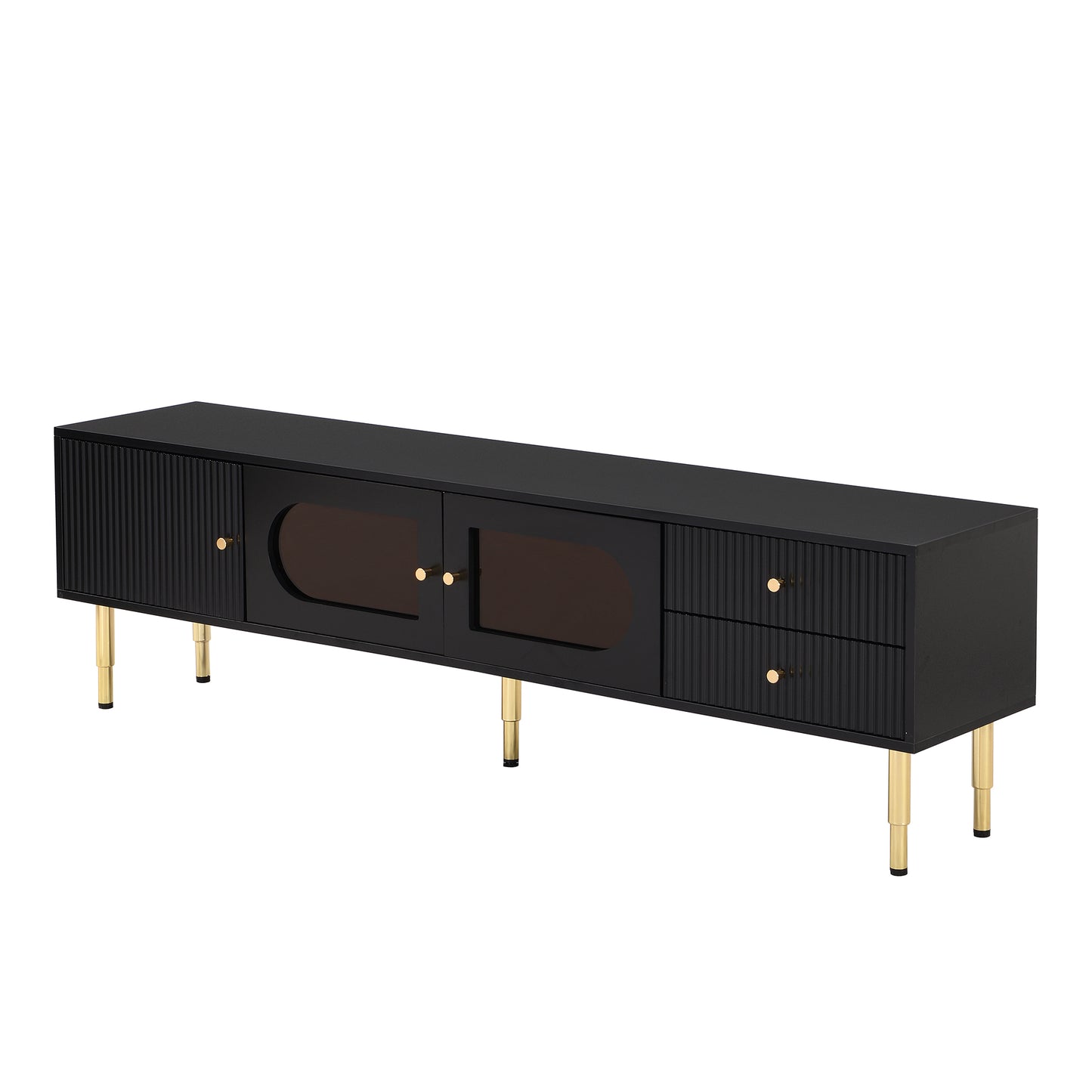 Elegant TV Console with Hidden Storage, Premium Entertainment Stand for TVs Up to 80''