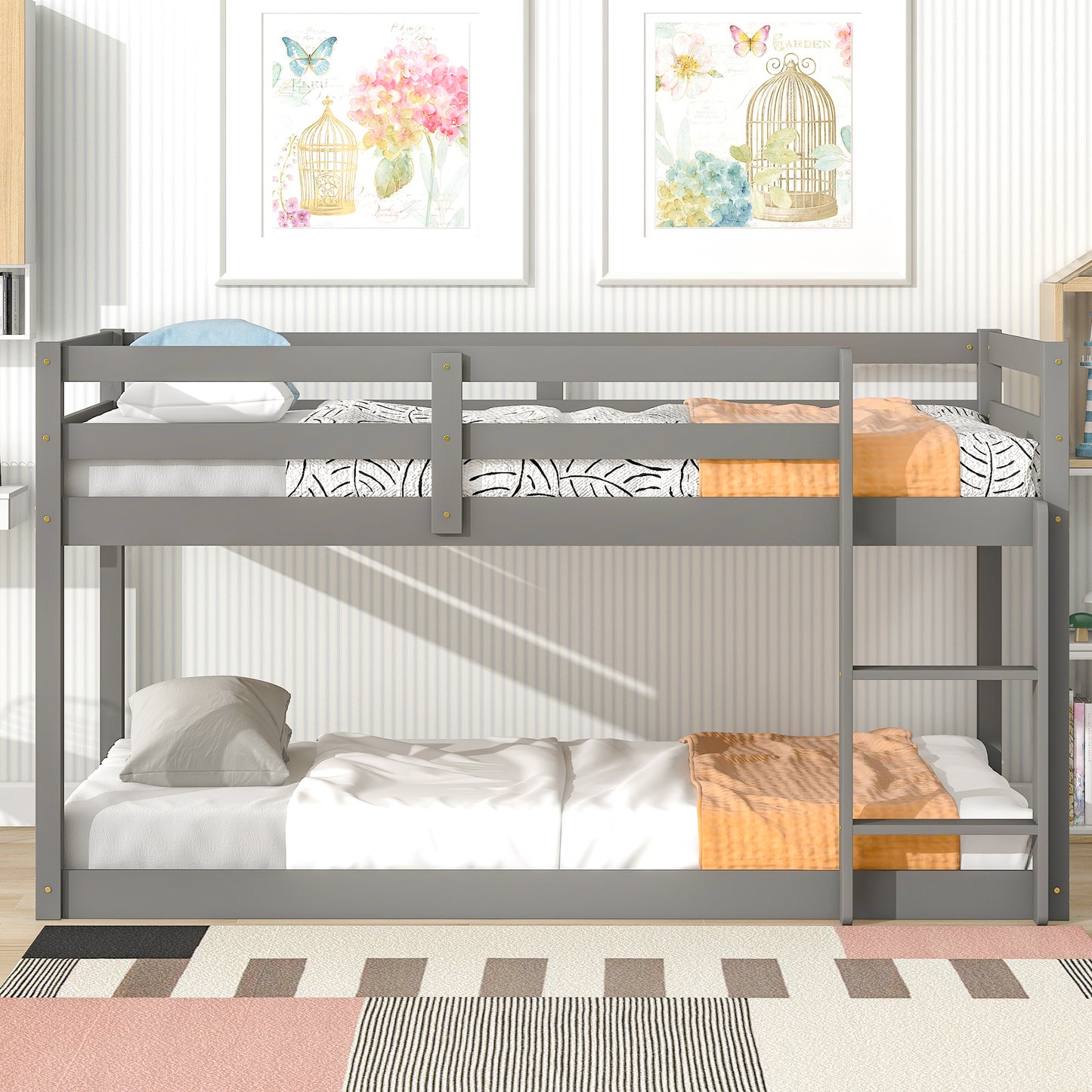 Loft Twin Bed , Grey