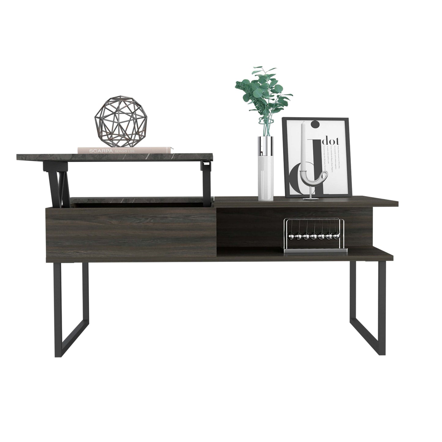 Dayton Lift Top Coffee Table - Woody Elegance