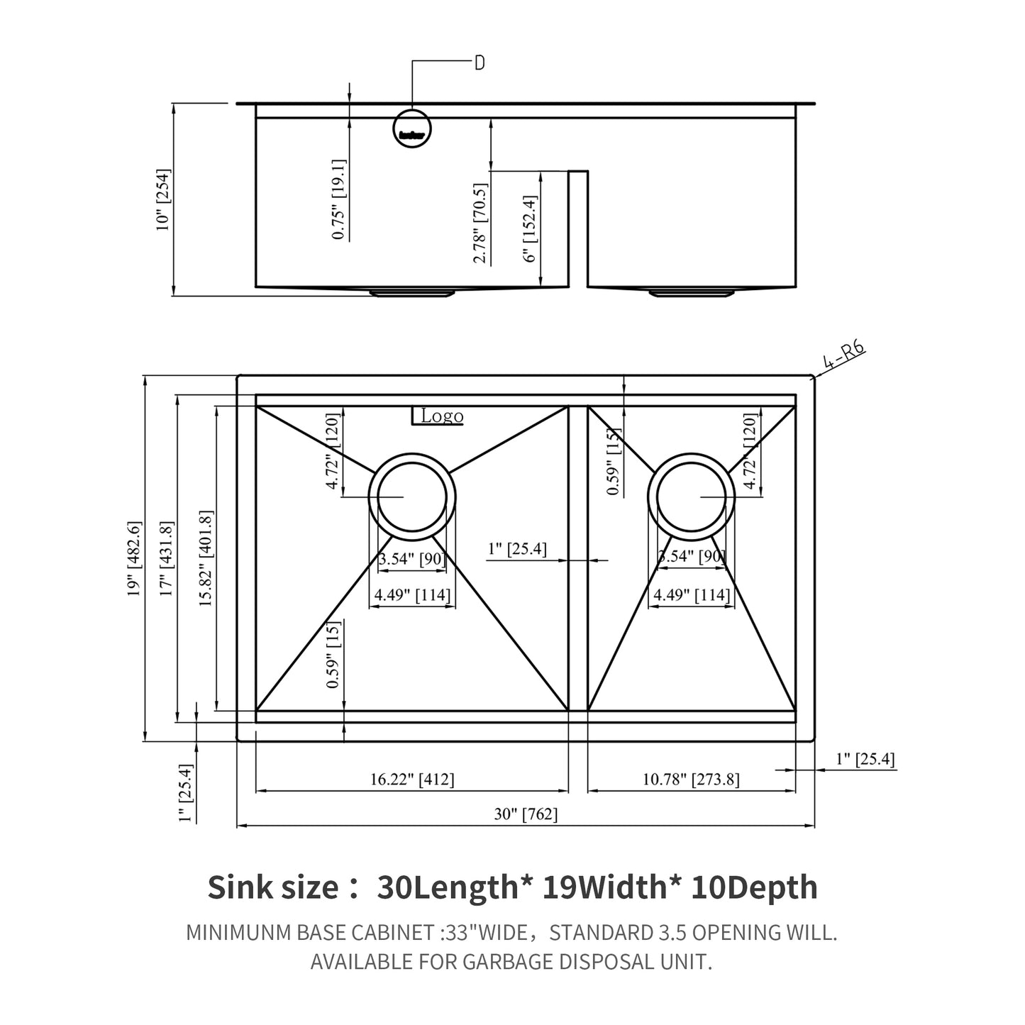 Transform Your Kitchen with Efficiency: Double Bowl(60/40) Undermount Sink