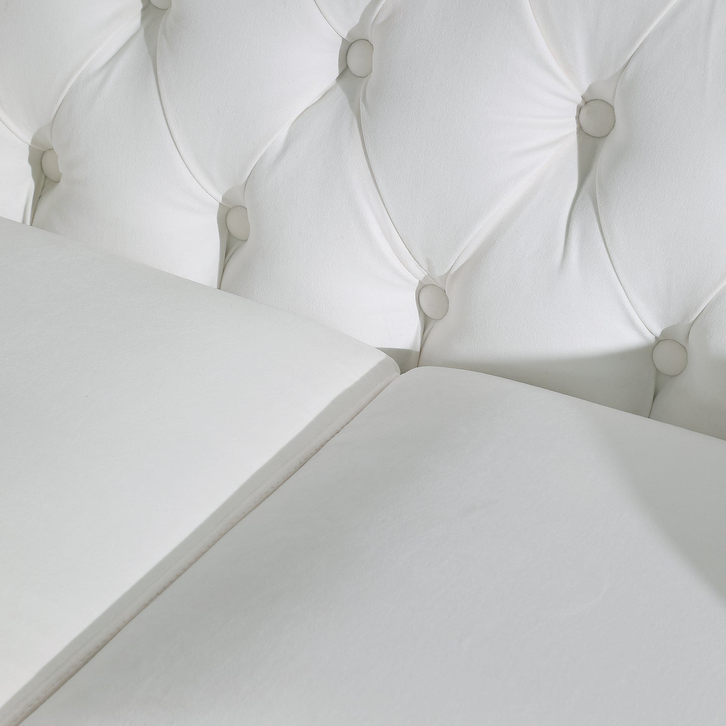 Chesterfield sofa ,Stanford sofa ,  high quality Chesterfield sofa ,White color , tufted and wrinkled fabric  sofa;contemporary Stanford sofa .loverseater; tufted sofa with scroll  arm and scroll back