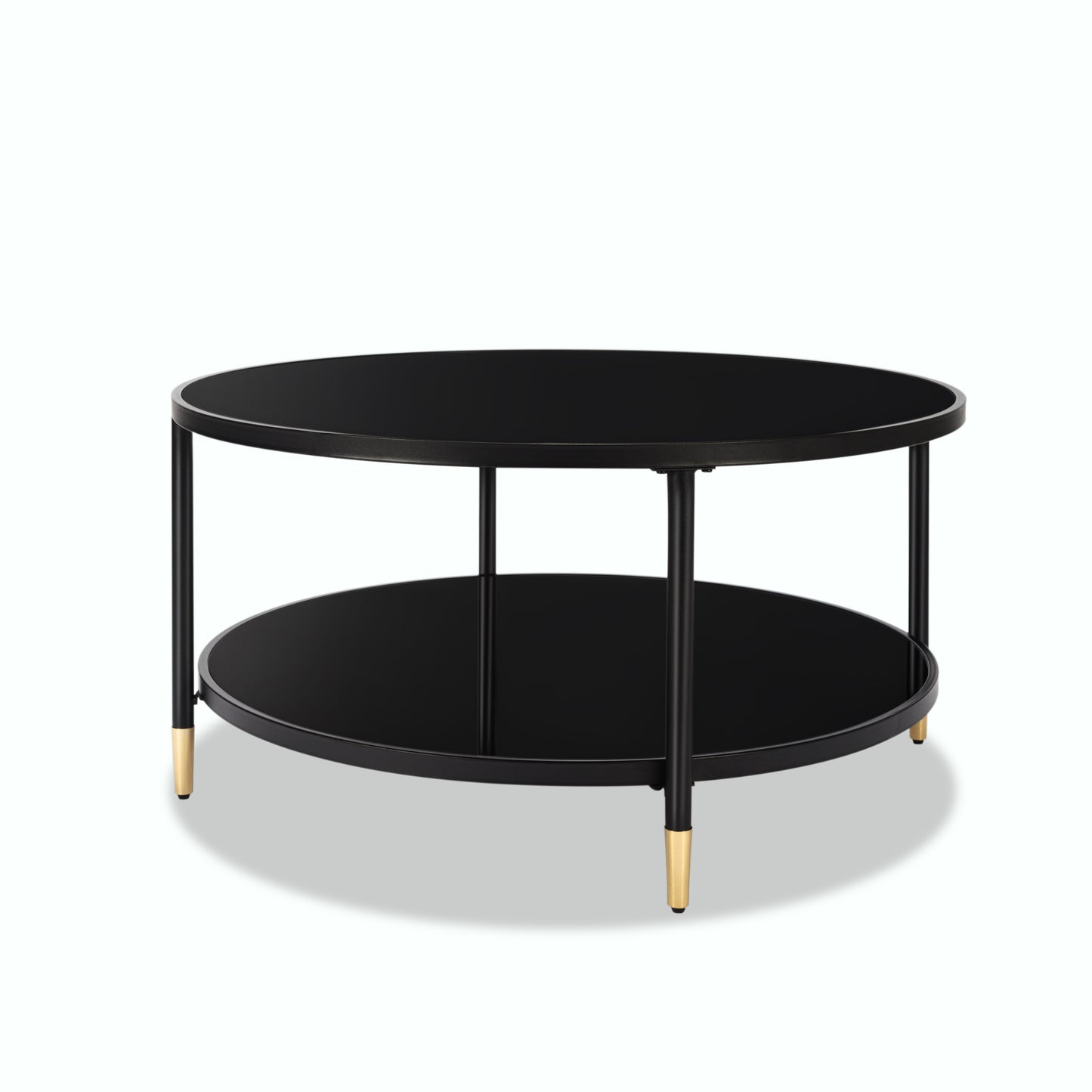 Sleek 35.4” Glass Coffee Table