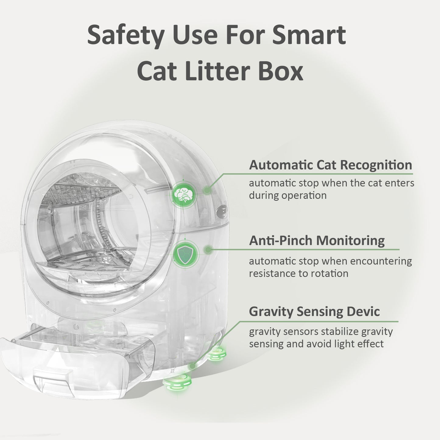 Self Cleaning Cat Litter Box, Automatic Cat Litter Box for Cat