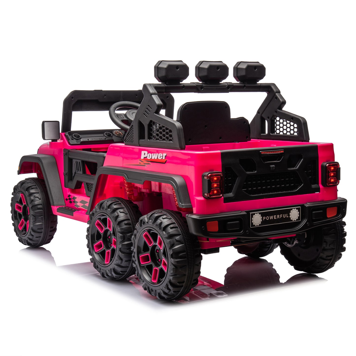 24V Ride On Large Pickup Truck Car for Kids with Remote Control and Bluetooth Music