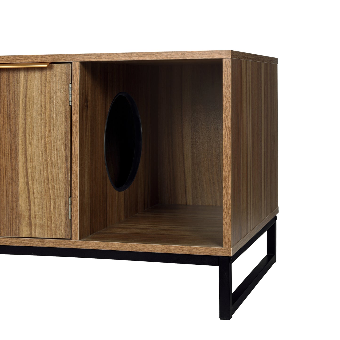 Versatile Cat House & TV Stand Combo for Modern Living Rooms