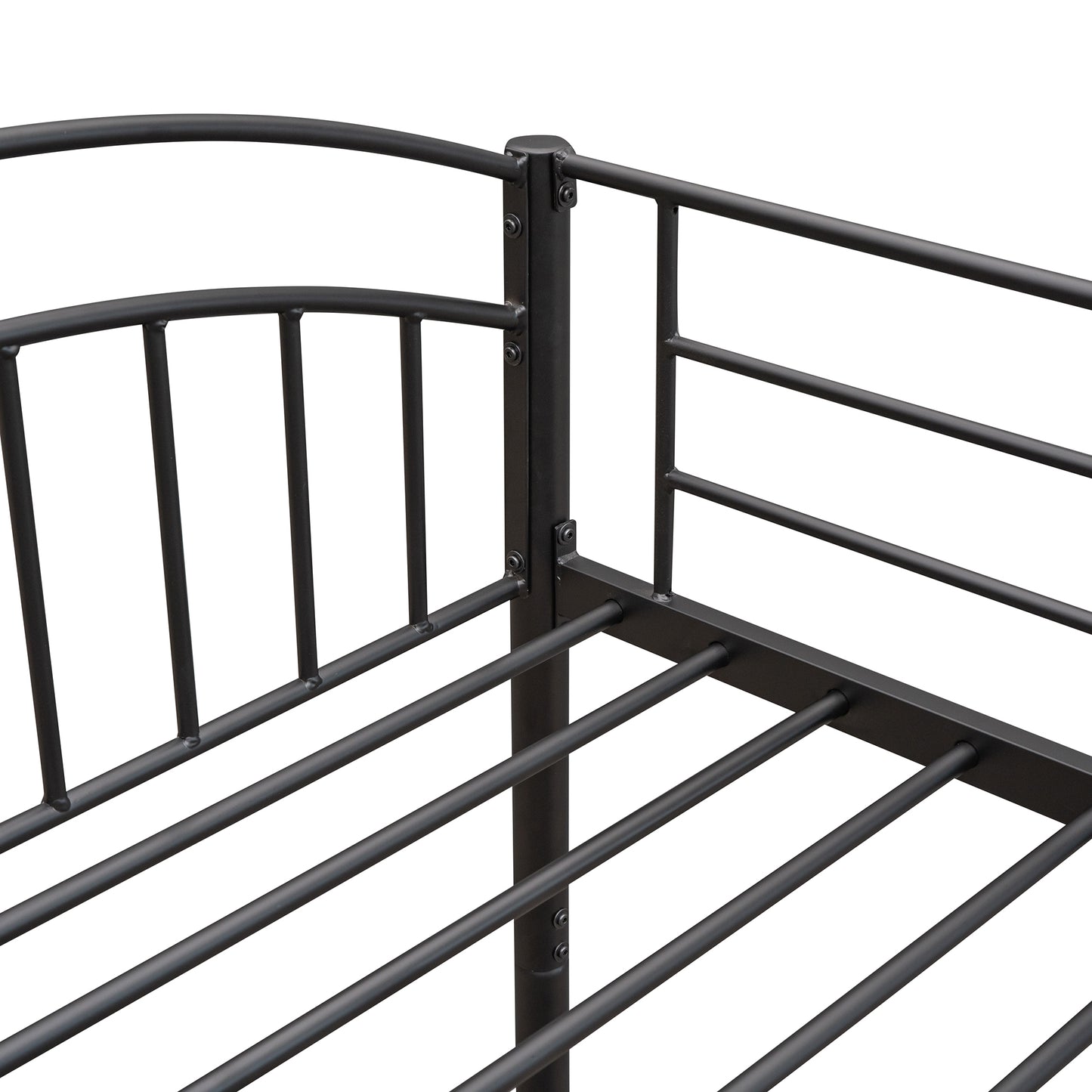 Manhattan Steel Twin Bunk Bed Set (Black)