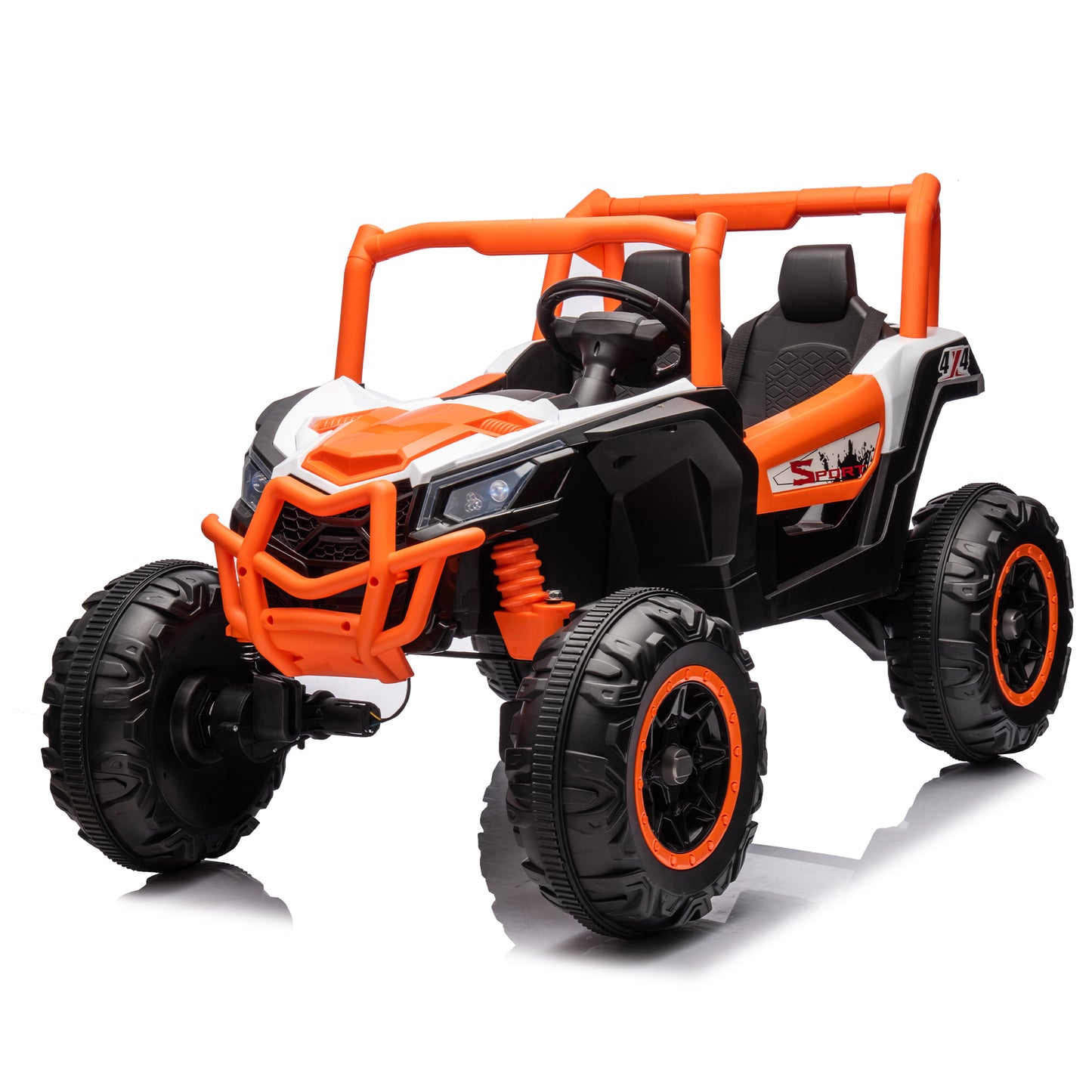 2-Seater 24V Ride-On UTV Car with Remote Control and Safety Belts