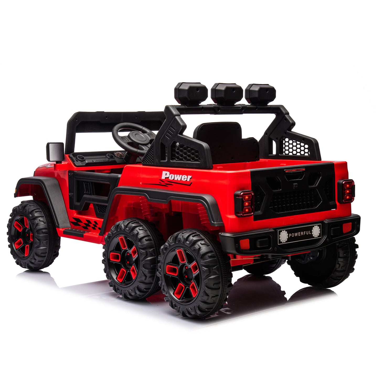 24V Ride On Large Pickup Truck Car for Kids with Remote Control and Bluetooth Music