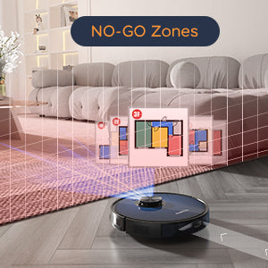 Effortless Cleaning Solution: Geek Smart L7 Robot Vacuum Cleaner and Mop, Smart Navigation, Wi-Fi Connectivity, Room Selection Feature, MAX 2700 PA Suction, Suitable for Pets and Spacious Homes