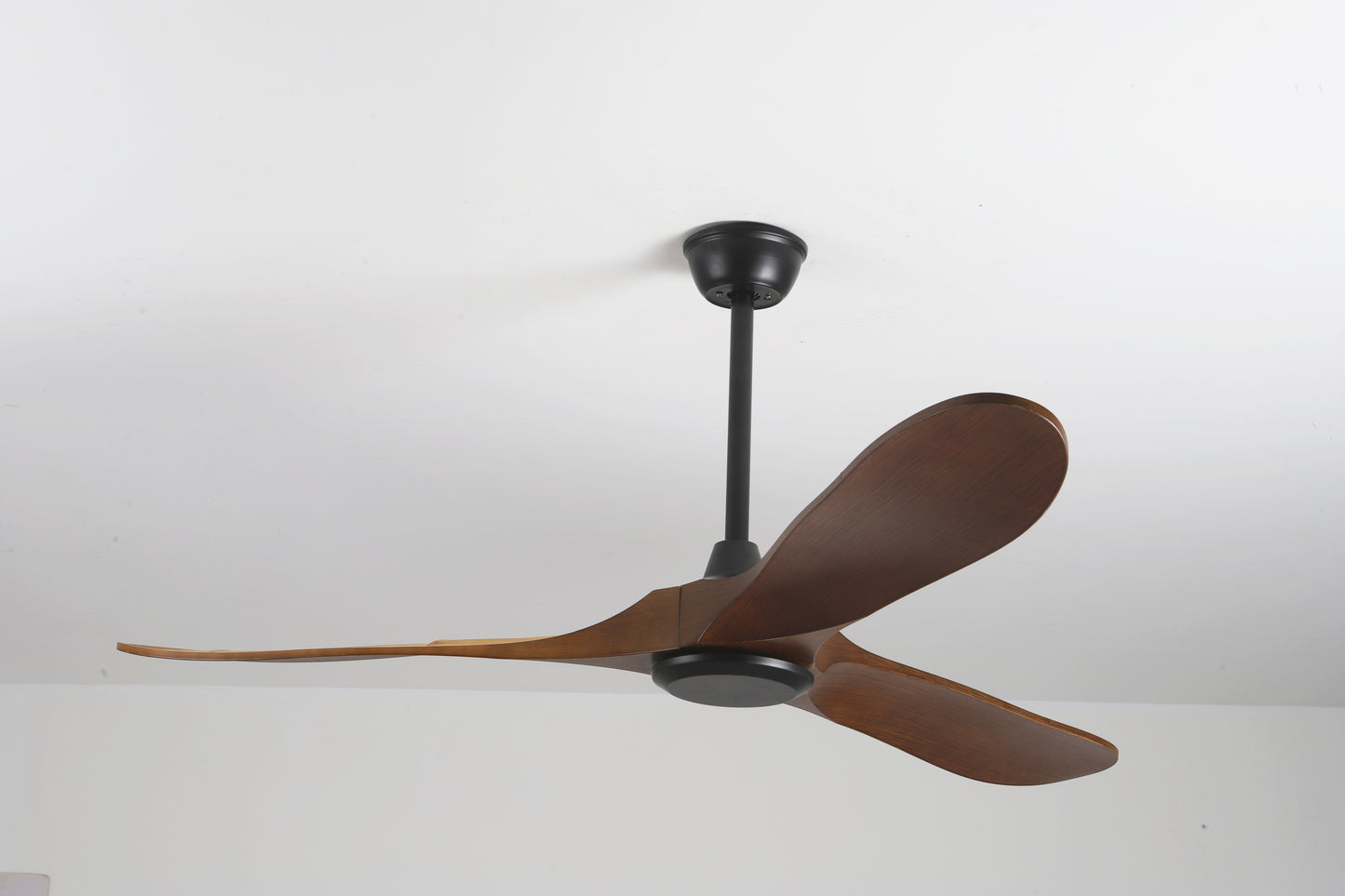 56 Black Ceiling Fan with Remote Control and DC Motor - Elegant and Efficient Option