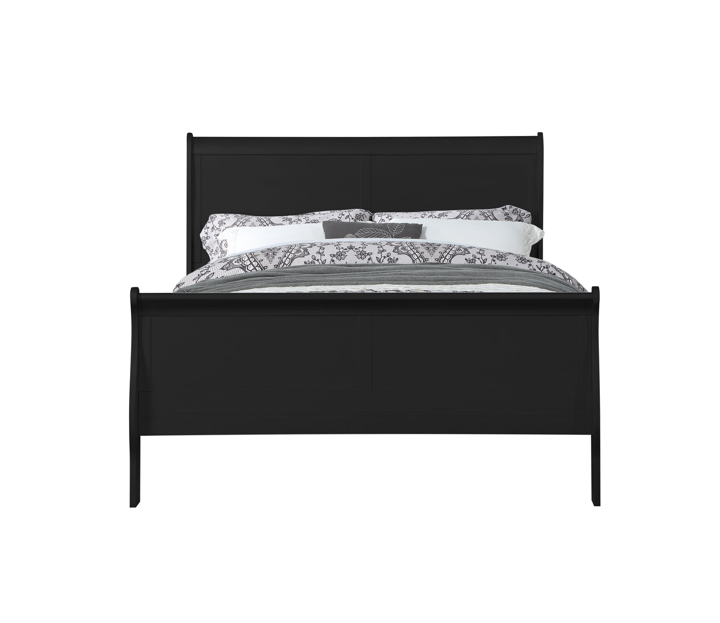 Louis Philippe Queen Bed in Black 23730Q