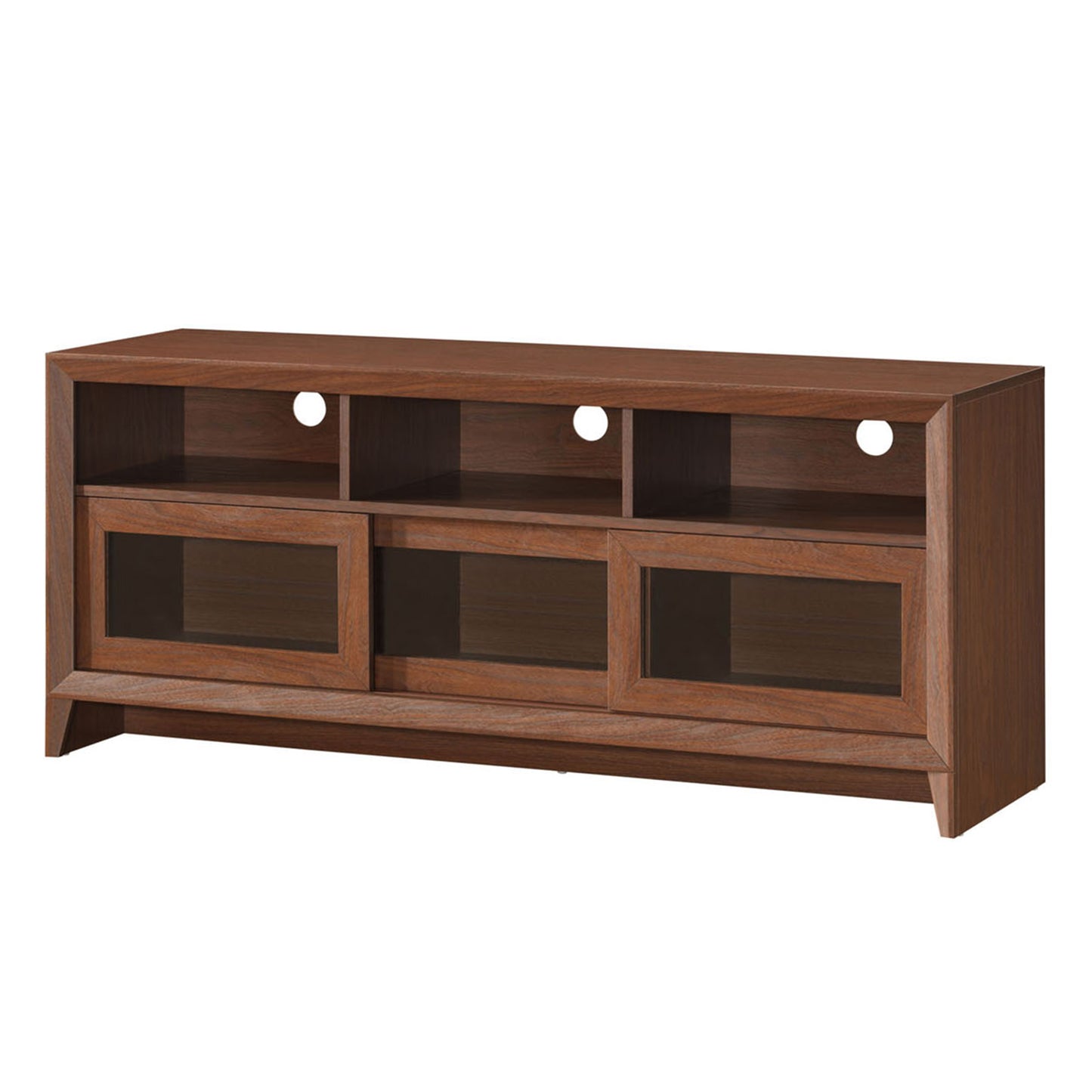 Hickory Modern TV Stand with Storage for 60 TVs