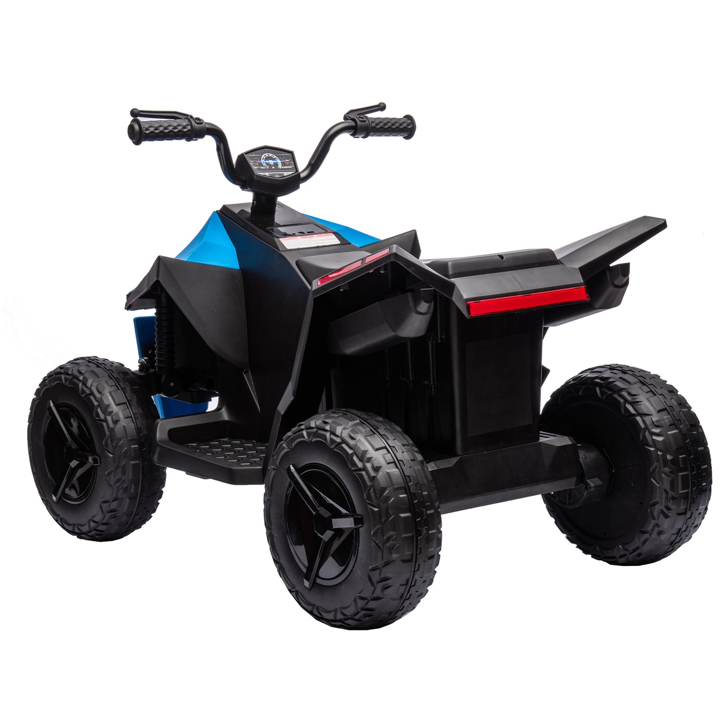 Electric ATV Style Ride-On Car for Kids 3-8 Years with Multi-Functional Touch Screen and LED Lights