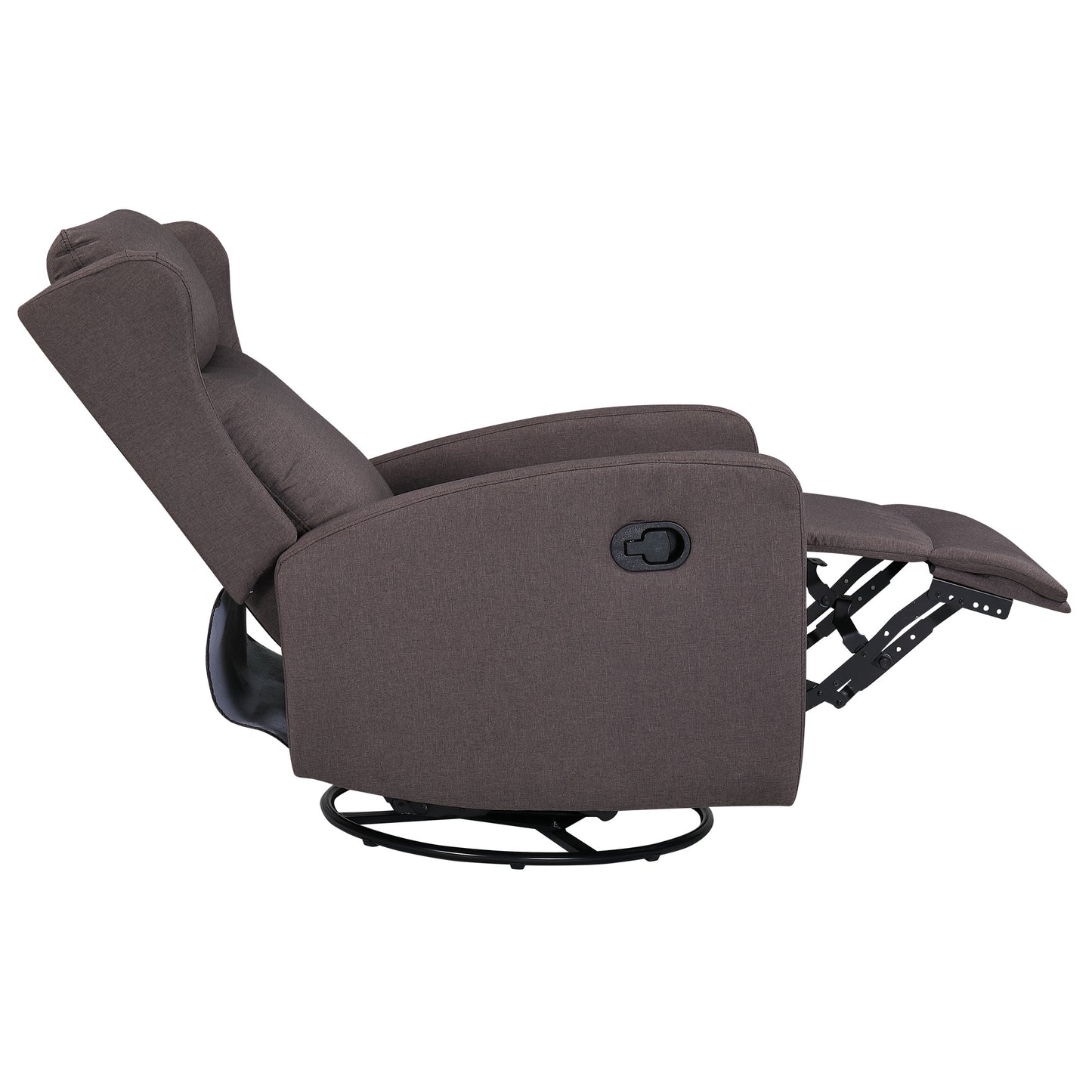 Adjustable Swivel Rocking Recliner Chair with Lumbar Support and Versatile Positions