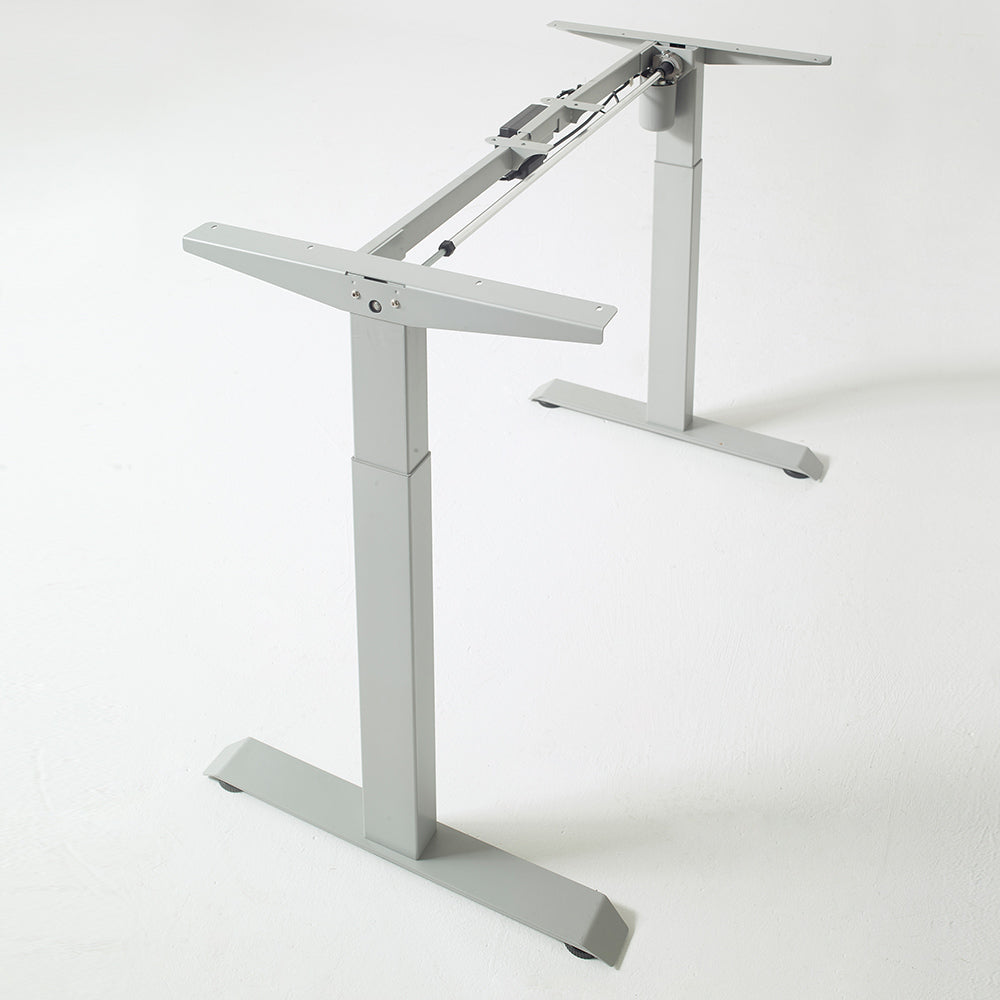 Motion Electric Height Adjustable Desk in Light Gray