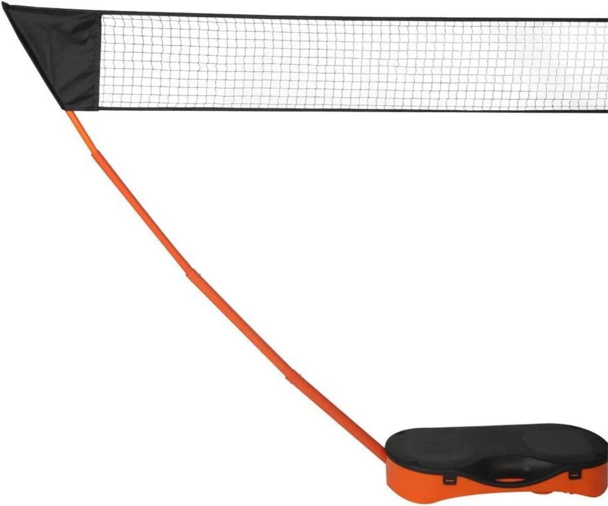 Portable Badminton Set with 10ft Net, Rackets, and Shuttlecocks