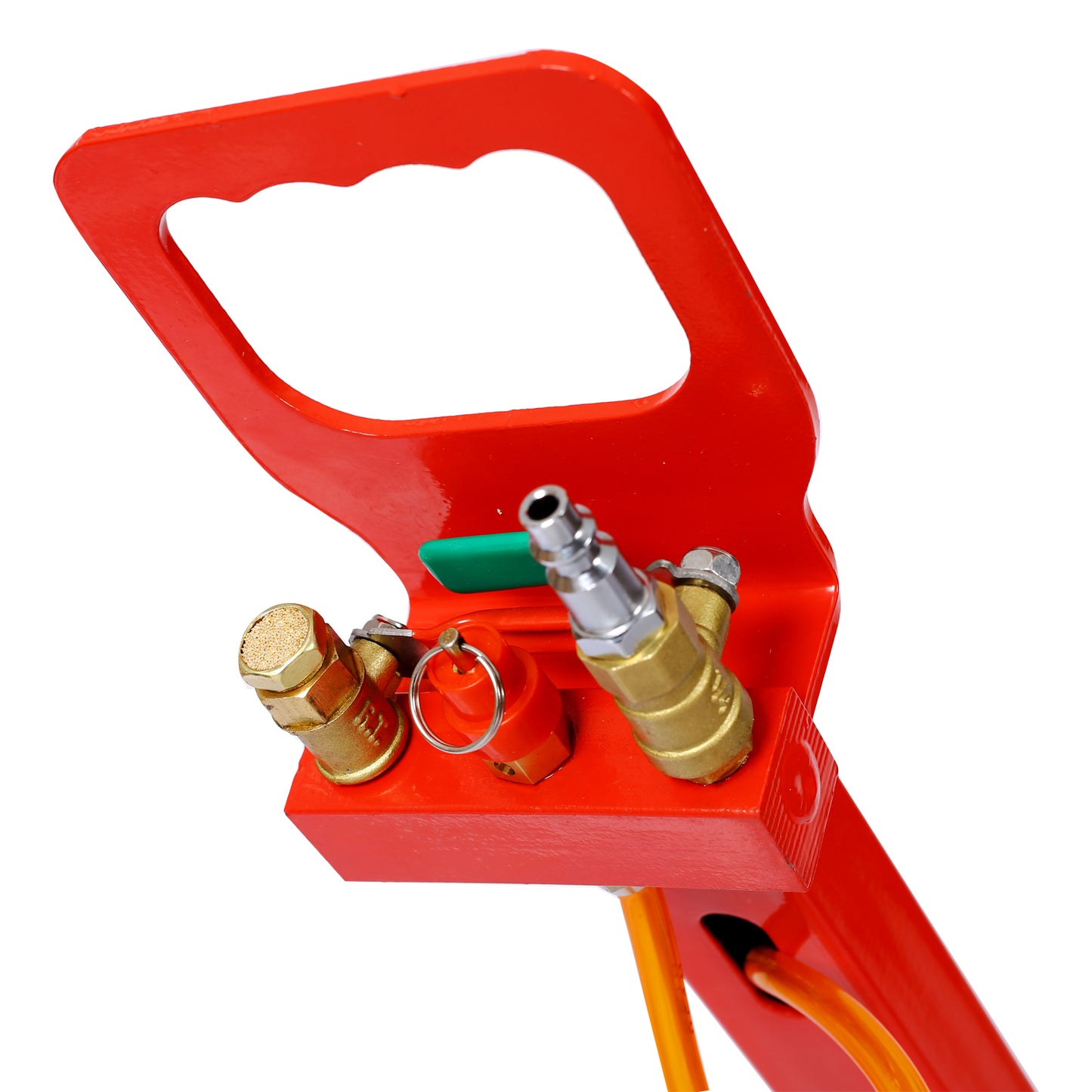 3T Triple Bag Air Jack ,Pneumatic Jack 3 bag ,lifting 16in capacity  6600lbs,easy-collapsing Terrain,Red color