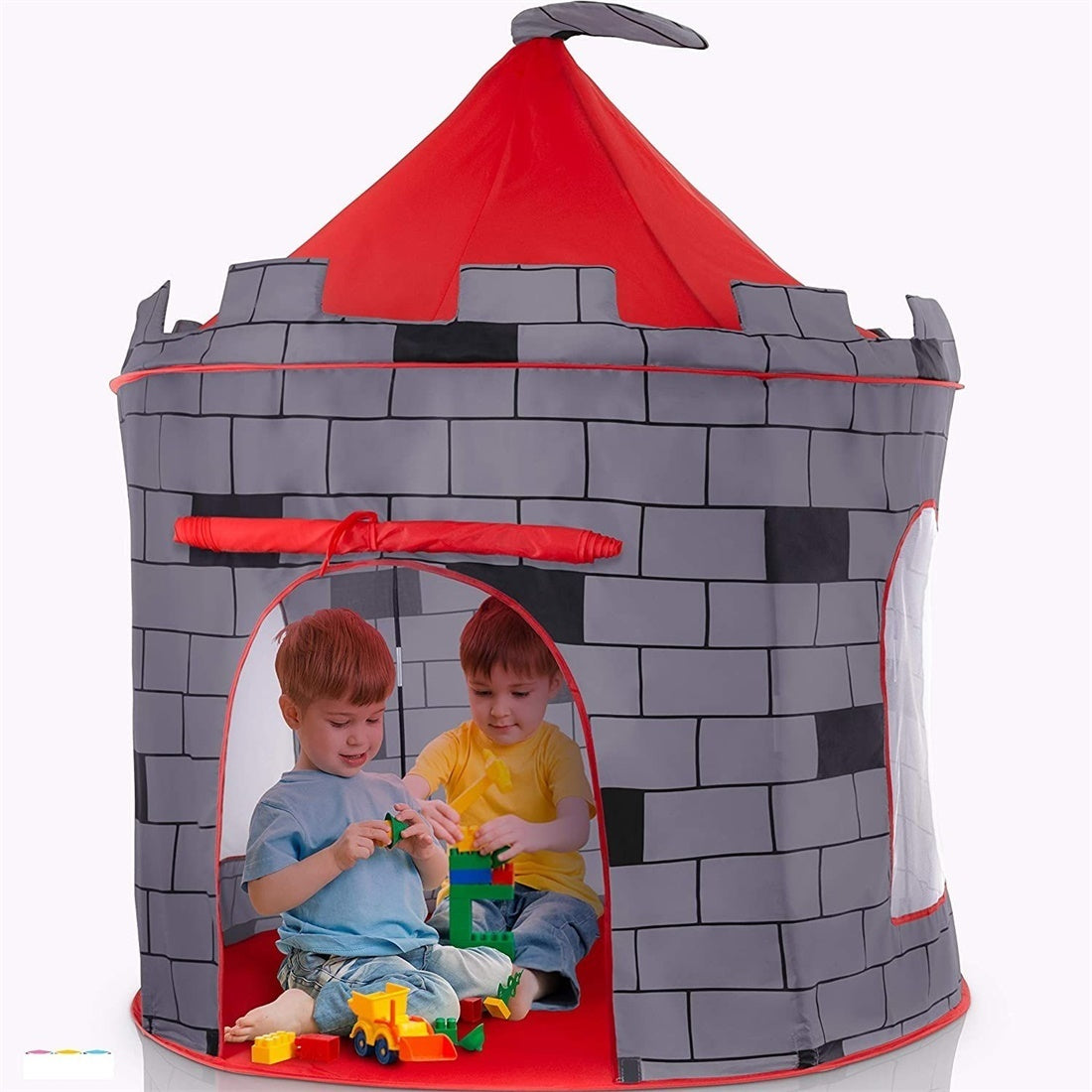 Princess Castle Play Tent with Ocean Ball and Pop-Up Feature for Kids