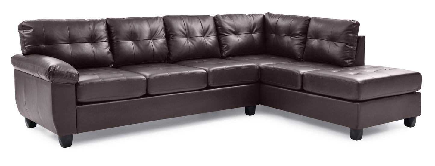 Elegant G905B-SC Sectional in Cappuccino