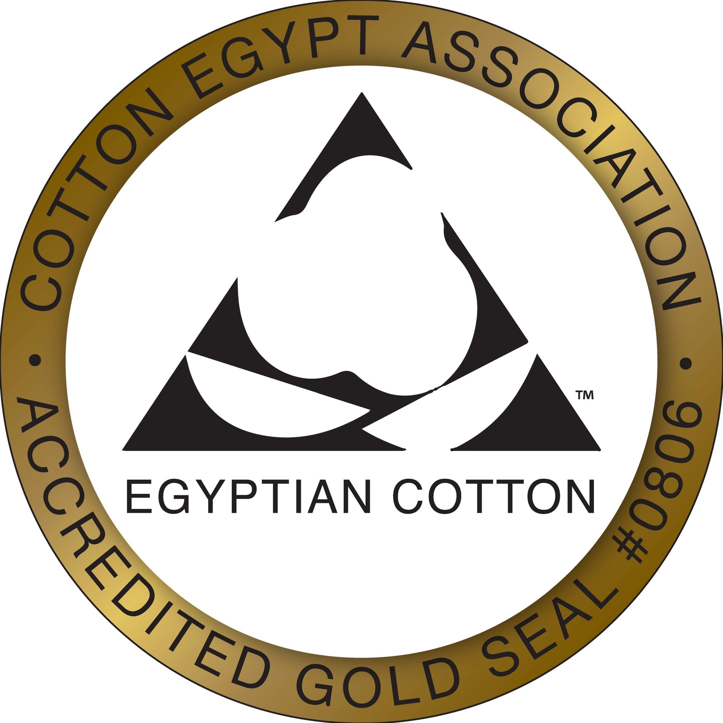 Luxurious Egyptian Cotton Towel Set with Gold Seal Certification