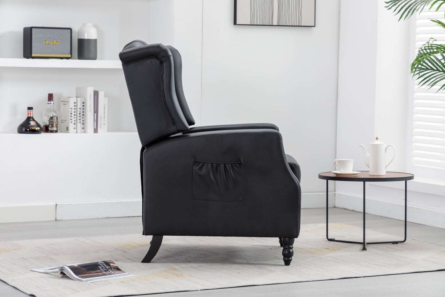 COOLMORE Modern Recliner Chair with Adjustable Functionality for Leisure and Comfort