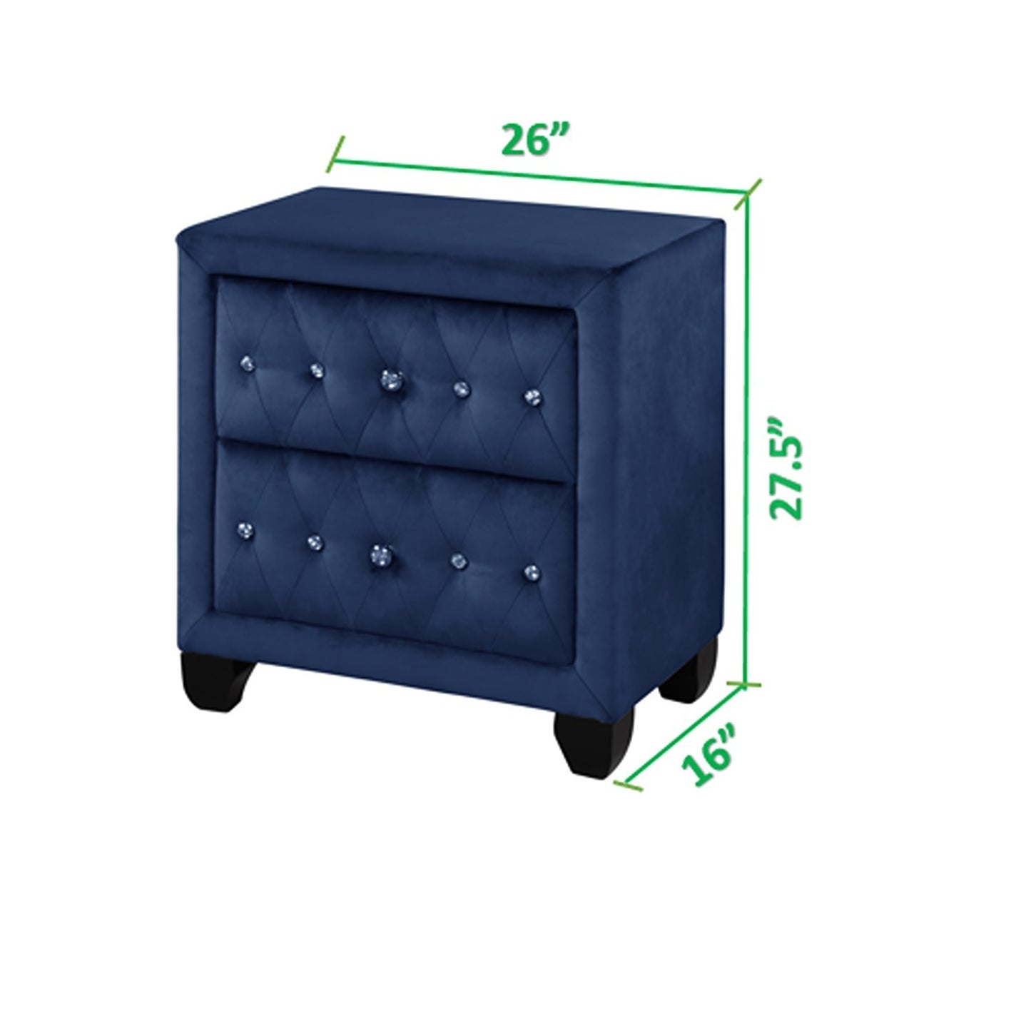 Sophia Nightstand Blue