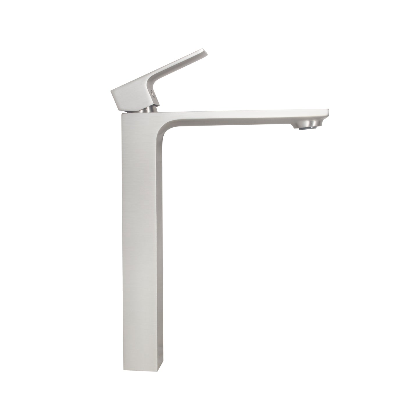 Brushed Nickel Single Handle Bathroom Faucet