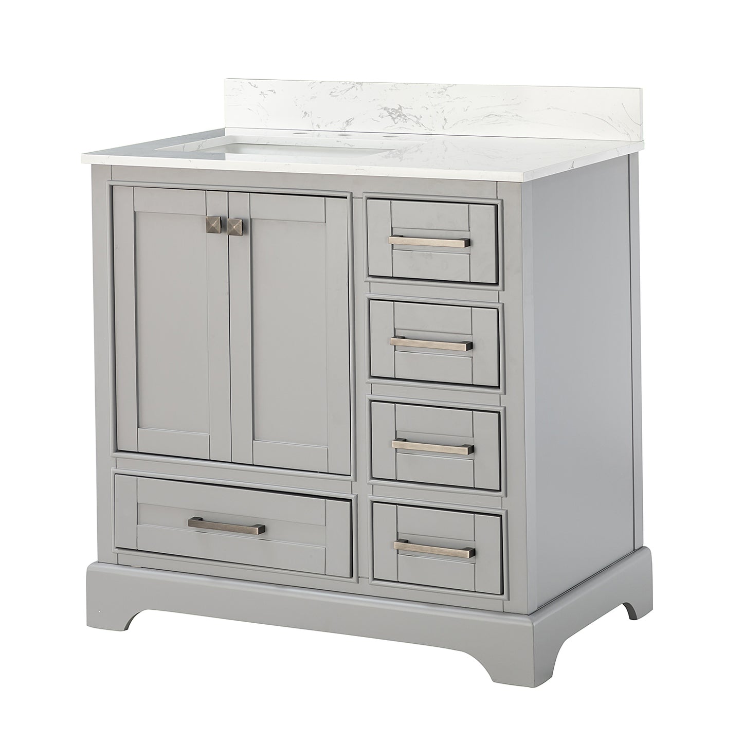 Myriam 36" Single Bathroom Vanity Set-GREY