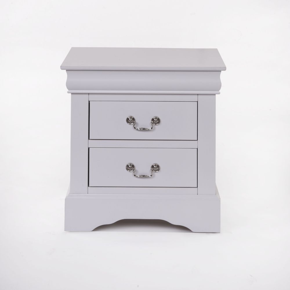 Louis Philippe III Nightstand in White 24503